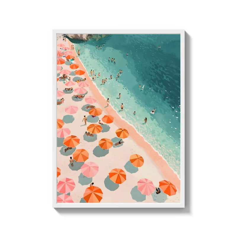 Framed Beach Scene Canvas Prints - Ready to Hang Canvas Prints