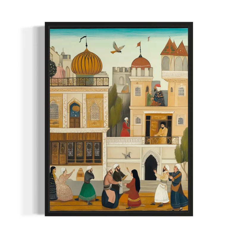 Framed Mughal Canvas Prints Breaking Borders - Ready to Hang Canvas Prints