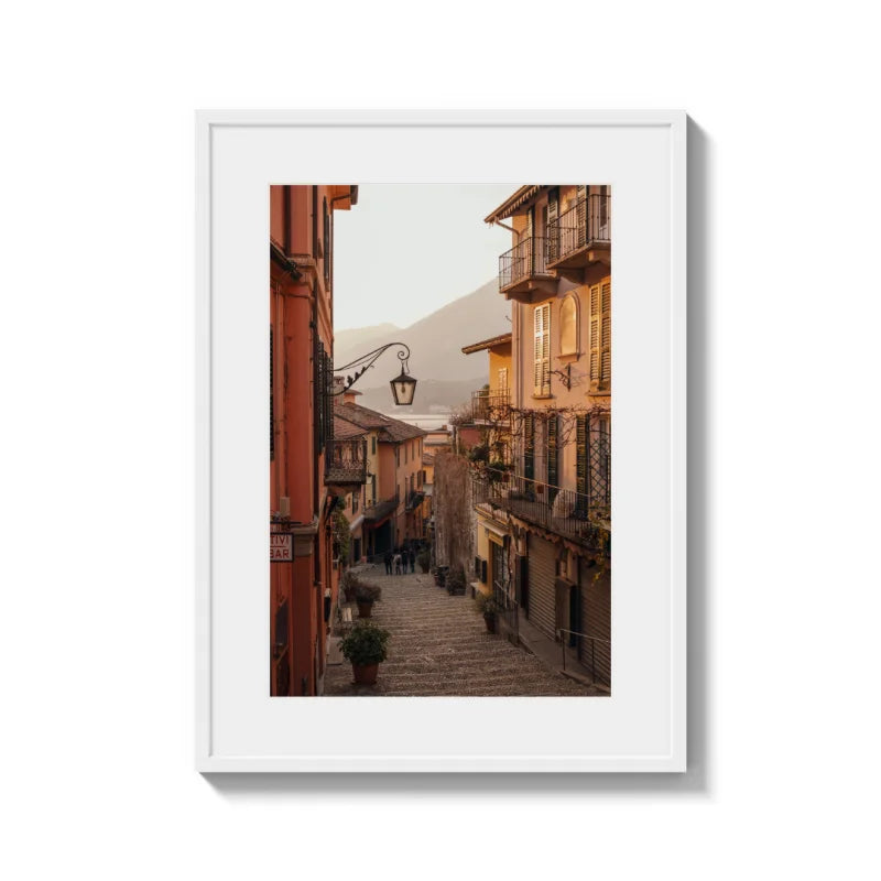 Framed Street Scene Fine Art Print - Framed Fine Art Prints
