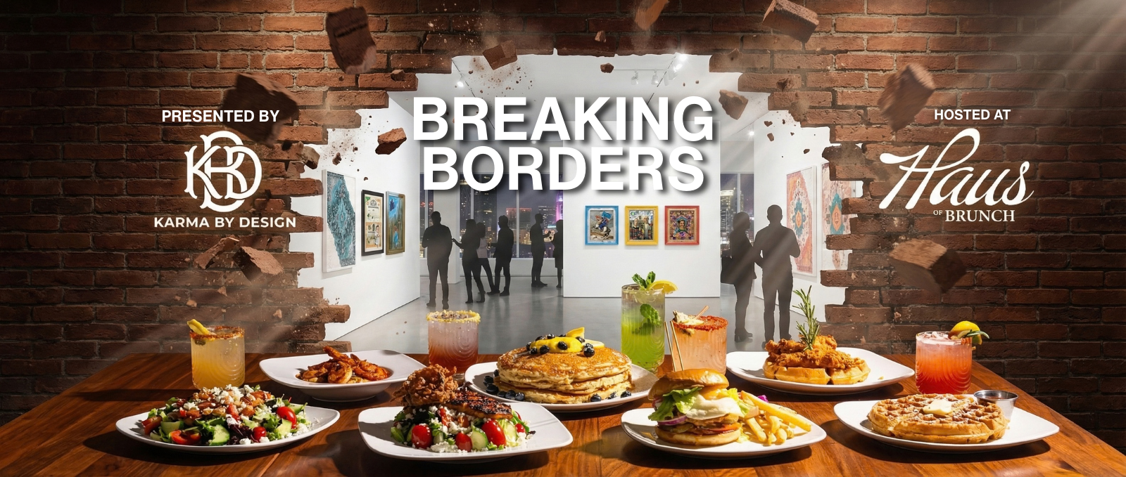 Breaking Borders Art Exhibit in Detroit at Haus of Brunch