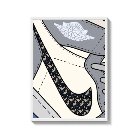 Air Jordan Dior Canvas Prints for Wall Art - Ready to Hang Canvas Prints