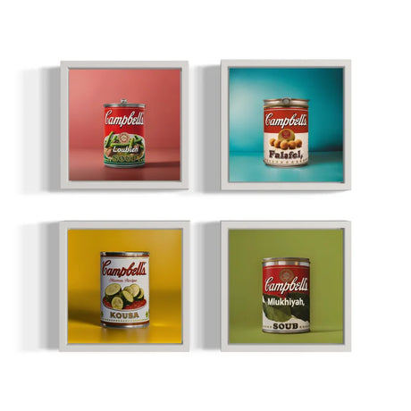 Bazzella Soup Pop Art Canvas Prints Canned Culture - Pop Art