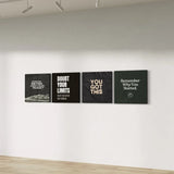 Black and White Mountain Canvas Prints - Typography & Word Art