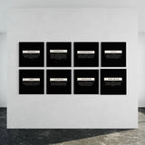 Black Discipline Definition Canvas Prints - Typography & Word Art