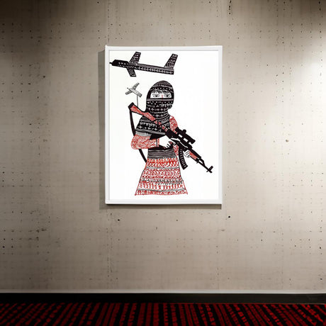 Armed Figure Legends Icons Canvas Prints - Legends & Icons
