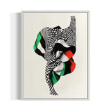 Framed Abstract Canvas Prints Breaking Borders Art - Ready to Hang Canvas Prints