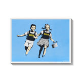 Framed Banksy Canvas Prints Ready to Hang - Ready to Hang Canvas Prints