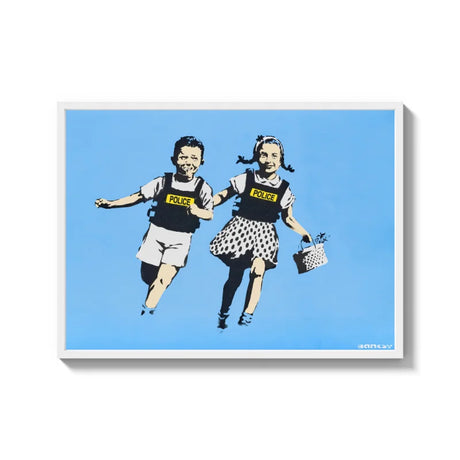 Framed Banksy Canvas Prints Ready to Hang - Ready to Hang Canvas Prints