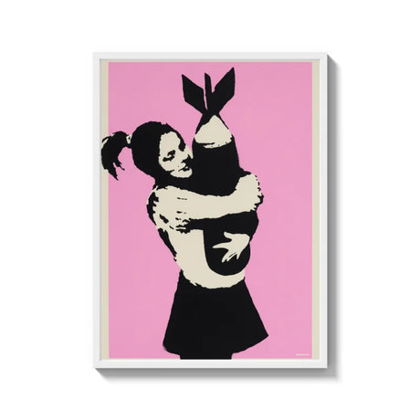 Framed Banksy Canvas Prints Wall Art - Ready to Hang Canvas Prints