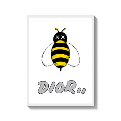 Framed Bee Canvas Prints Wall Art - Ready to Hang Canvas Prints