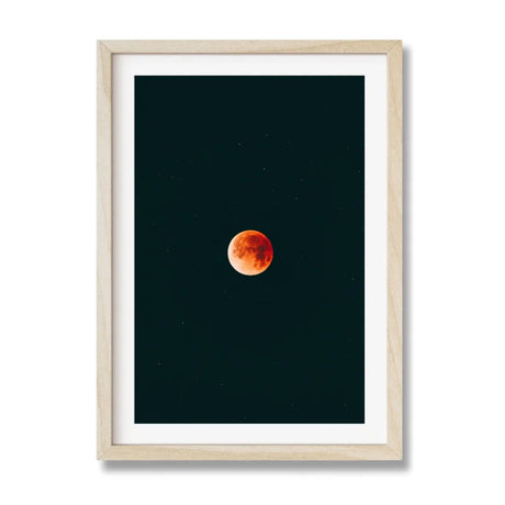 Framed Blood Moon Fine Art Print Gallery Quality - Framed Fine Art Prints