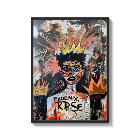 Framed Crown Portrait Canvas Prints - Legends & Icons