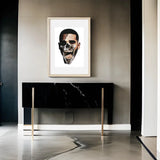 Framed Drake Skull Decay Series Artwork - Legends & Icons