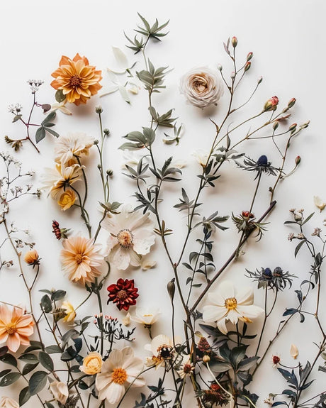 Framed Floral Canvas Prints for Wall Decor - Ready to Hang Canvas Prints