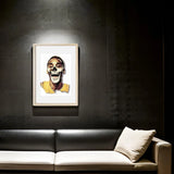 Framed Kobe Bryant Skull Art Decay Series - Legends & Icons