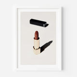 Framed Lipstick Fine Art Print Timeless Elegance - Framed Fine Art Prints