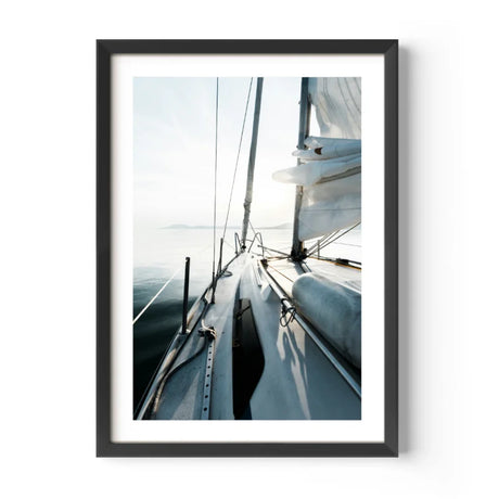 Framed Sailboat Fine Art Print - Luxury & Lifestyle (Framed Fine Art)