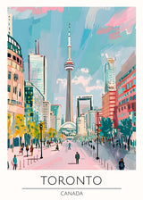 Framed Toronto Canvas Prints World Tour Collection - Ready to Hang Canvas Prints