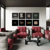 Inspirational Typography Canvas Prints Wall Art - Typography & Word Art