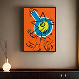 Keith Haring Style Canvas Prints - Ready to Hang Canvas Prints