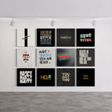 Motivational Canvas Prints Wall Art - Typography & Word Art
