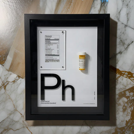 Personalized Elements Collection Nutrition Facts-Style Art - Limited Release Artwork