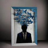 Pollute Your Mind With Beautiful Things Mixed Media Art - Limited Release Artwork