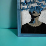 Pollute Your Mind With Beautiful Things Mixed Media Art - Limited Release Artwork