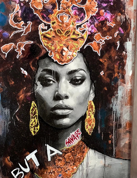 Shes a Queen but a Savage Limited Artwork - Limited Release Artwork