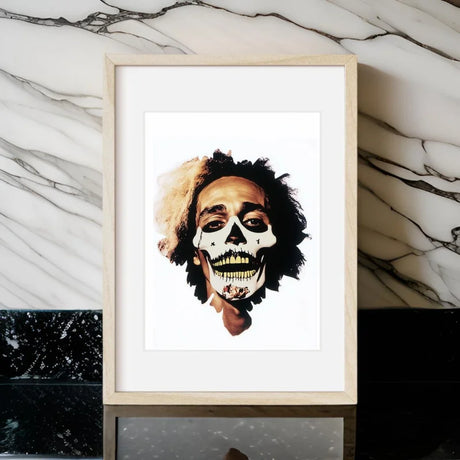 Skull Face Portrait Decay Series Legends and Icons - Legends & Icons