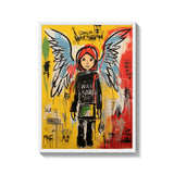 Winged Figure Canvas Prints Breaking Borders - Ready to Hang Canvas Prints